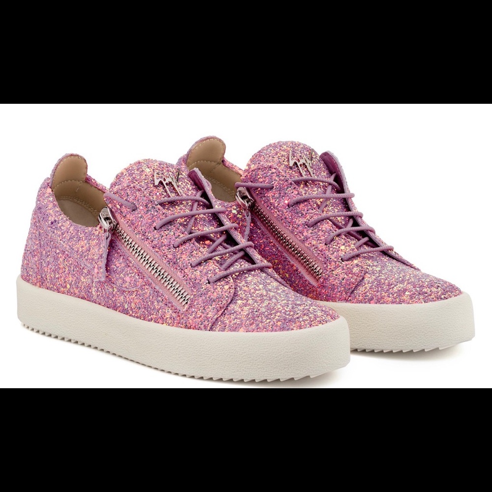 Giuseppe Purple Glitter Sneakers Sz37